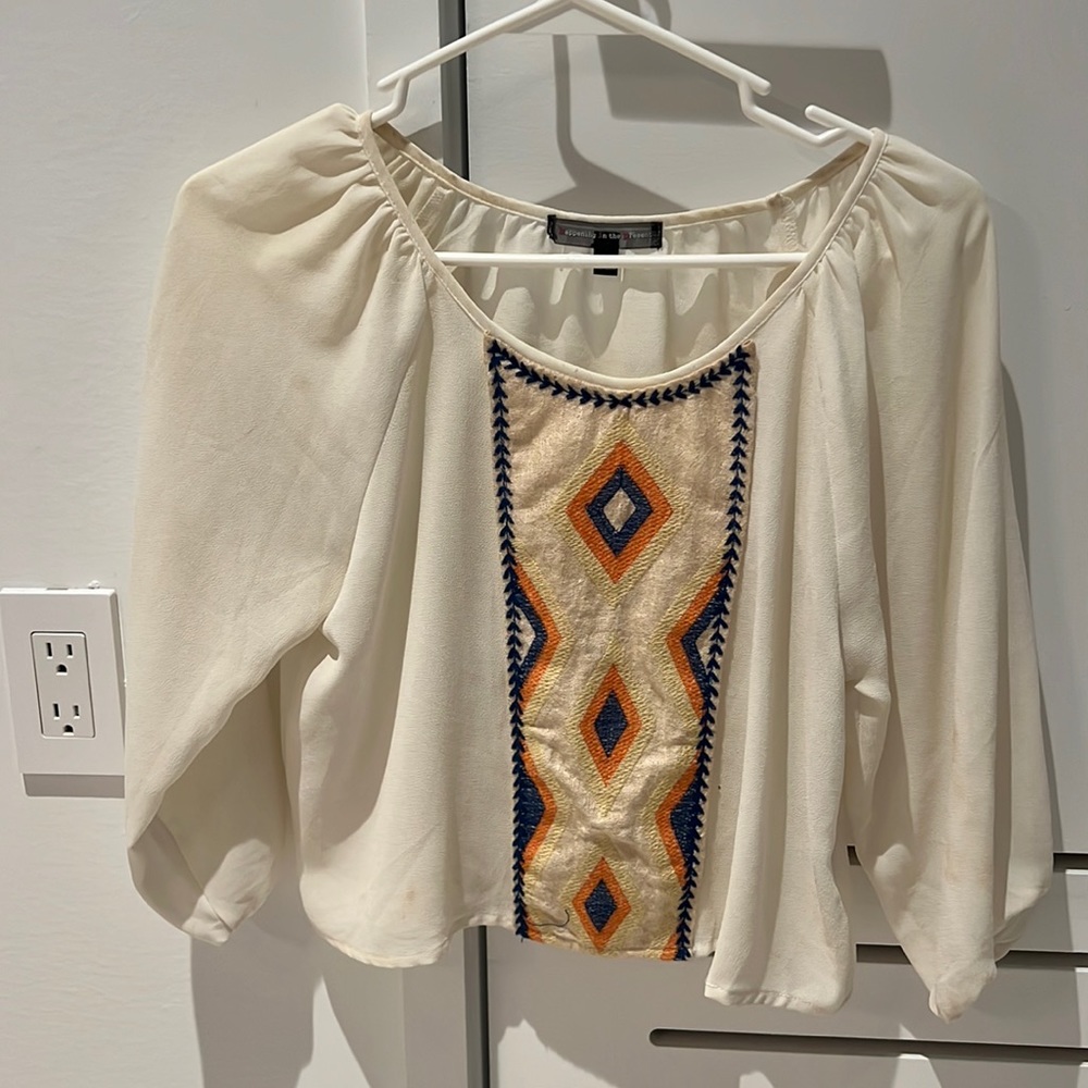 Cropped blouse